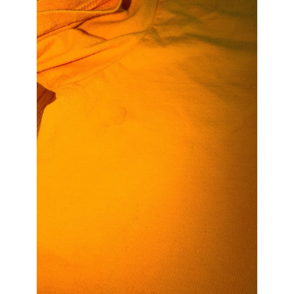 Harley-Davidson Laugermans York PA Yellow Pocket T-Shirt Large 2011 Vintage 341 - Picture 2 of 7